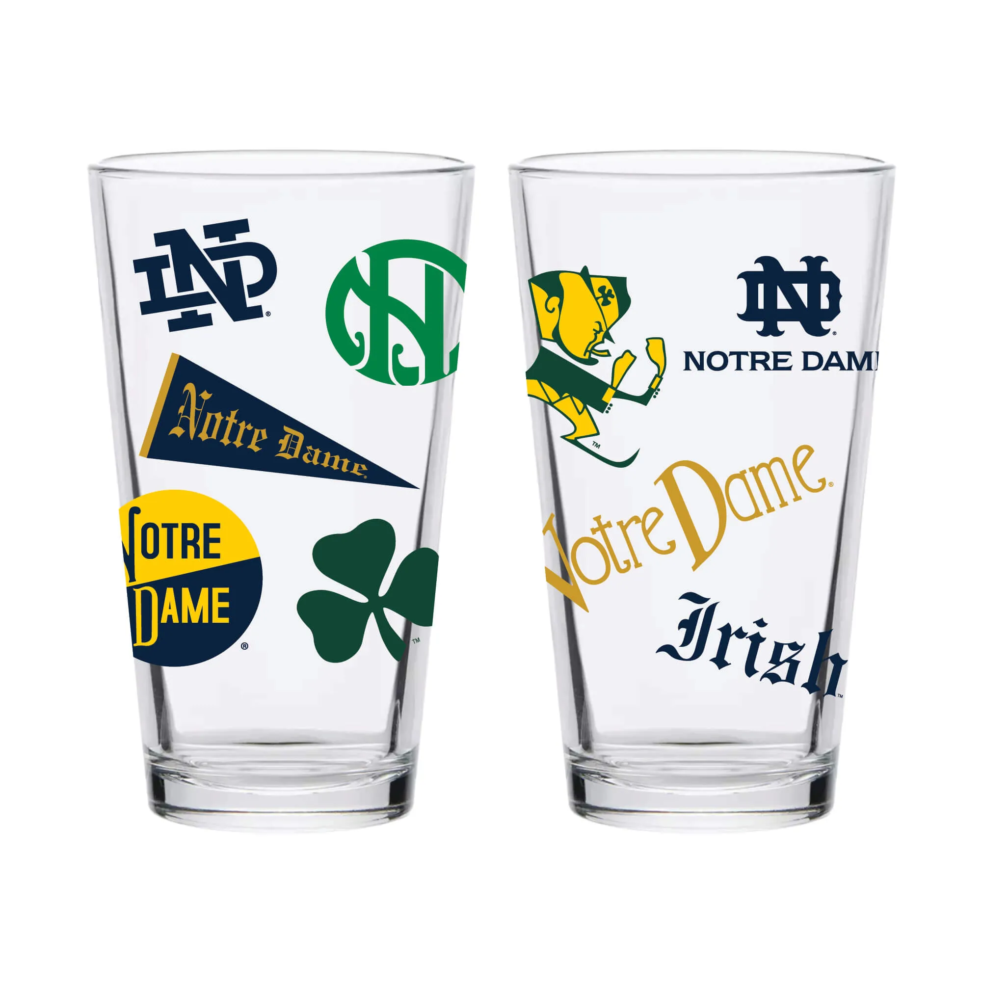 9d16oz-Notre-Dame-Fighting-Irish-College-Vault-Medley-Pint-2-Pack