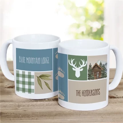 Animal Silhouettes Watercolor Coffee Mug - Personalized Nature Mug