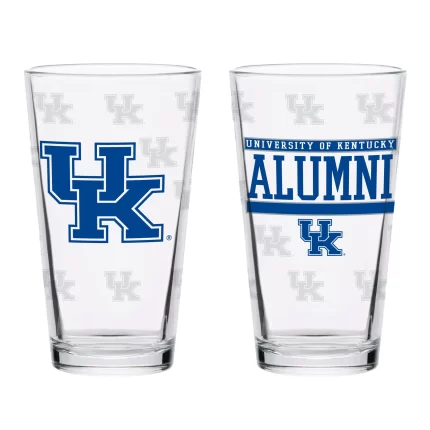 Set of 2 Kentucky Wildcats 16oz Alumni Pints