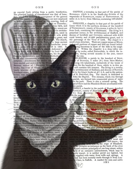Black Cat Strawberry Cake, Book Print, Art Print, Wall Art