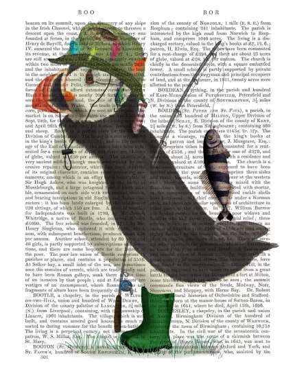 Puffin Fishing, Book Print, Art Print, Wall Art