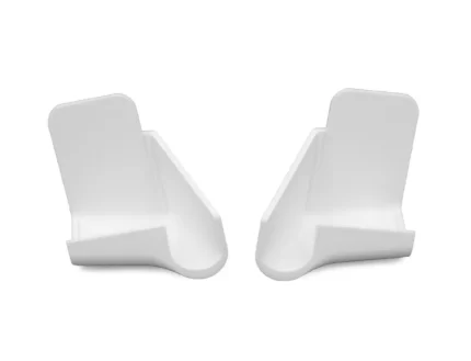 B&B Molders 94168 Short Rain Gutter Spouts - Polar White