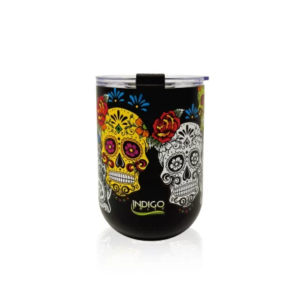 18oz Dia de los Muertos Curved Tumbler