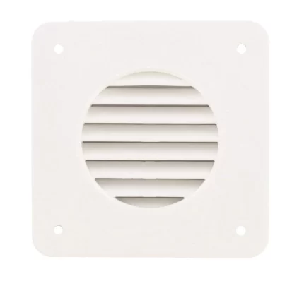 Battery Box Cone Vent White Bulk