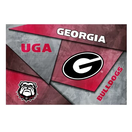 Georgia Bulldogs Mosaic Poster 12" x 18"