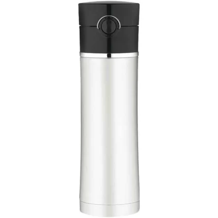 Sipp Vacuum Insulated Drink Bottle - 16 oz. - Stainless Steel/Black