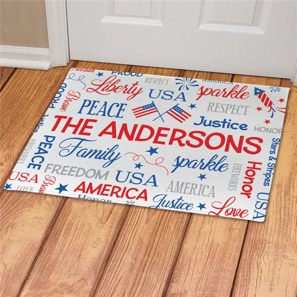 9kFourth-of-July-Word-Art-Personalized-Doormat-Custom-Patriotic-Entry-Mat