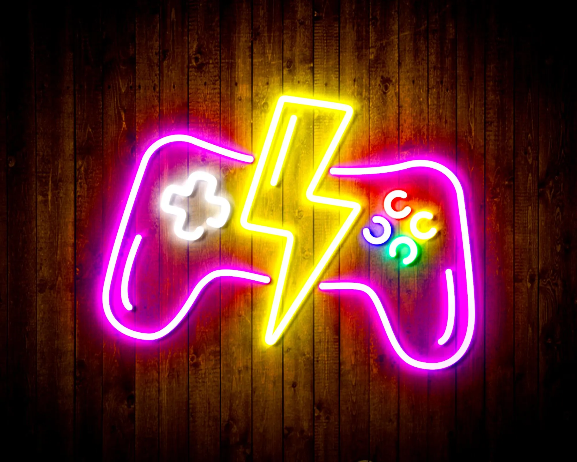 9kGamer-Gift-Video-Game-Controller-Flex-Silicone-LED-Sign-Neon-Style-LED-Technology-