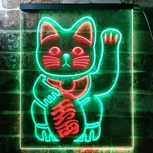 9kManeki-Neko-Lucky-Cat-Welcome-Japan-LED-Light-Sign