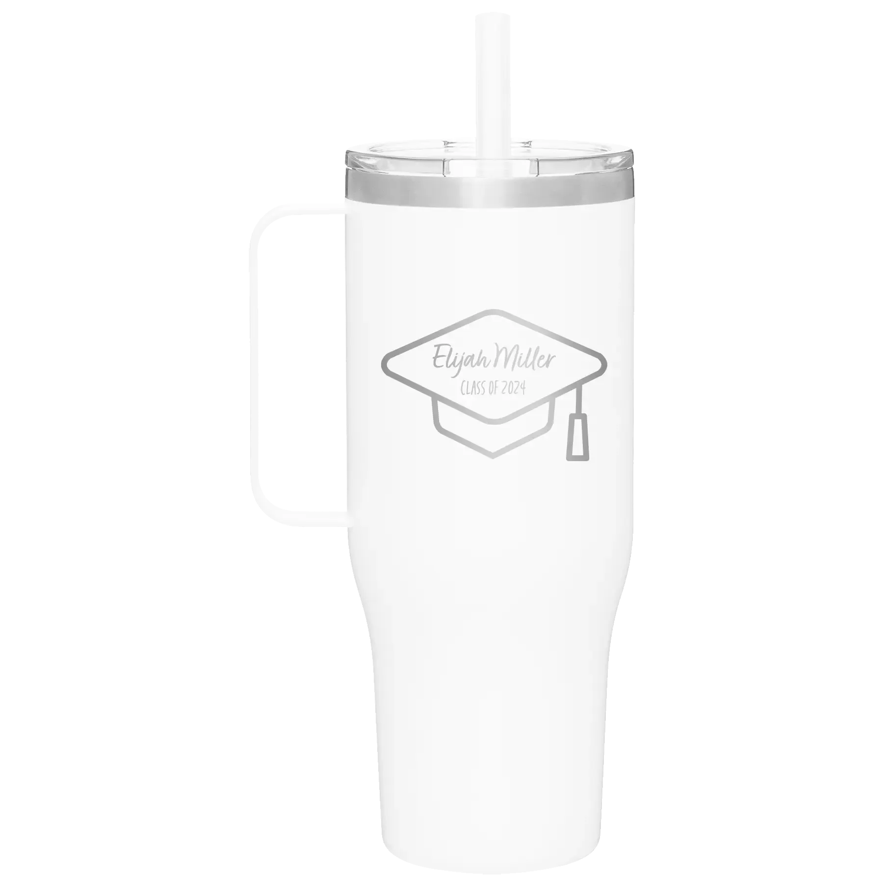 9kPersonalized-2-lines-Grad-Name-and-Class-40-oz-Tumbler-Mug-White