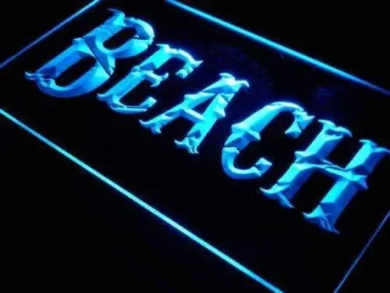 Beach House Decor LED Light Sign