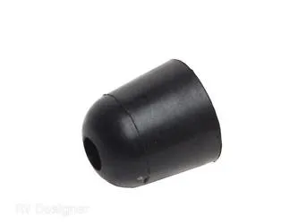 Entry Door Bumper 1 Black Rubber