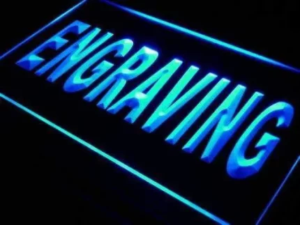 Engraving Services LED Light Sign