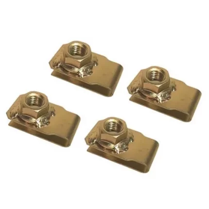 HUSKY TOWING 58 ClipOn Nut 4 Bolt Rails Set Of 4 32767