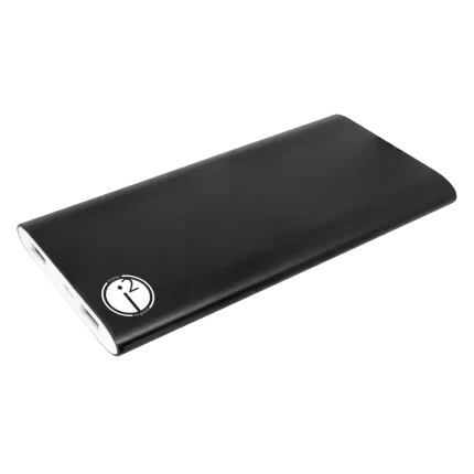 Iconic Imprint 8000mAh Power Bank & Wireless Charger - Black