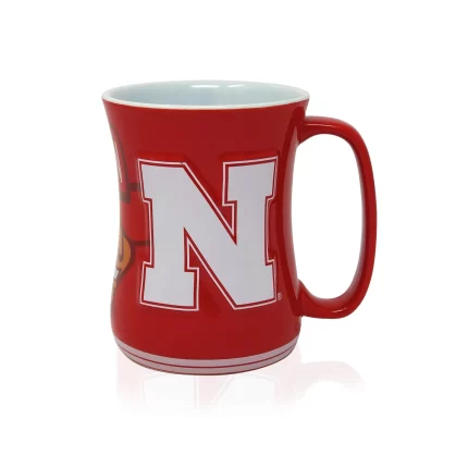 16oz Nebraska Cornhuskers Sculpted Barista Mug