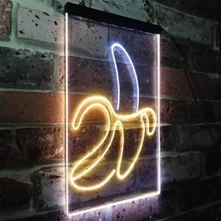 Banana Fruit Grocery Store Room Decor LED Light Sign