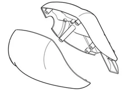 Carefree R001329WHT Travel'r Awning Left Side Idler Cover - White