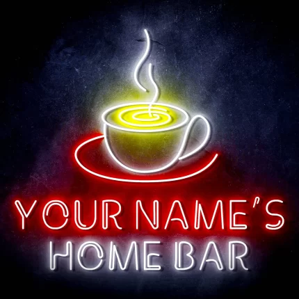 Custom Ultra-Bright Kitchen Coffee Shop LED Sign with Remote (Neon-Style, LED Technology)