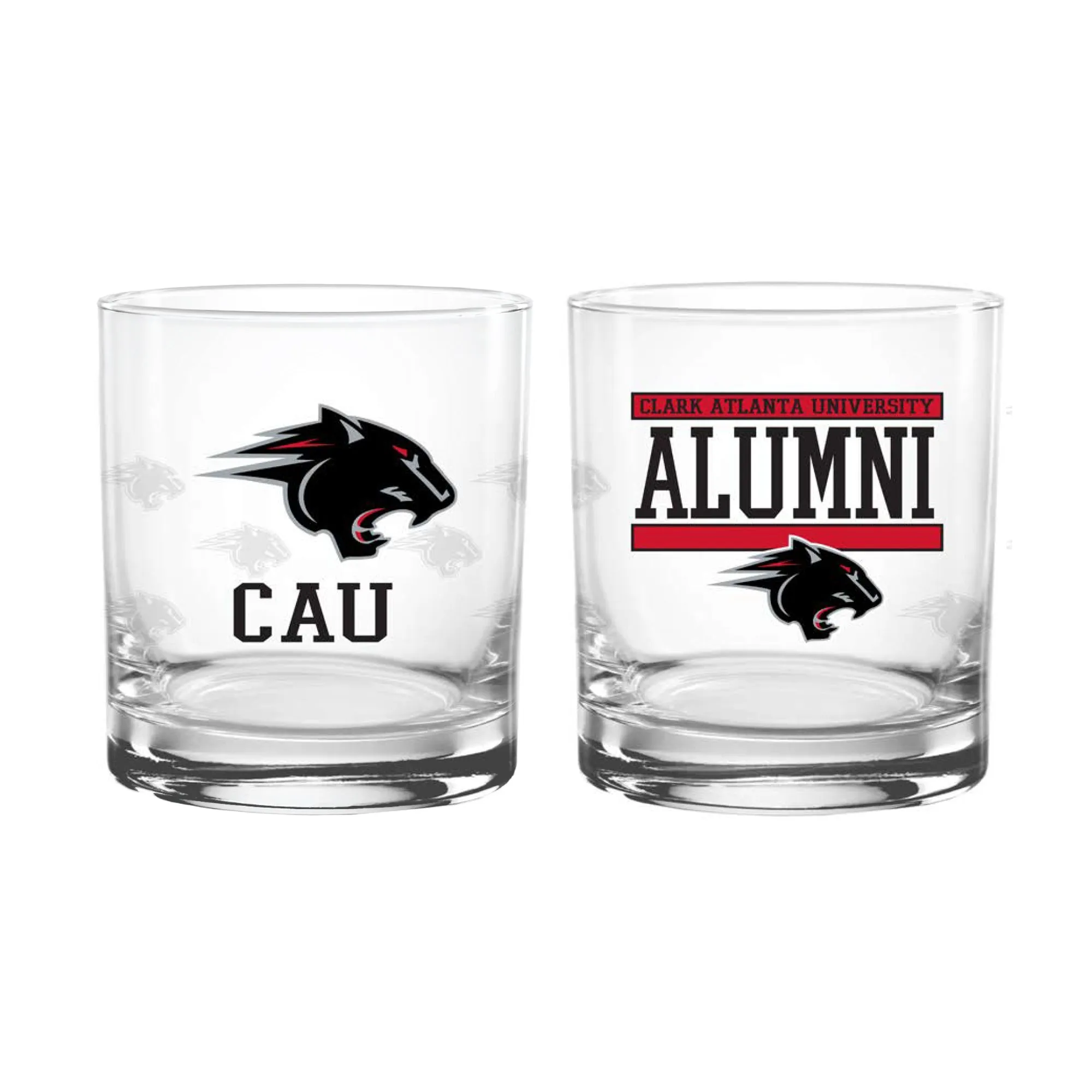 9uSet-of-2-Clark-Atlanta-Panthers-14oz-XD-Alumni-Rocks-Glasses