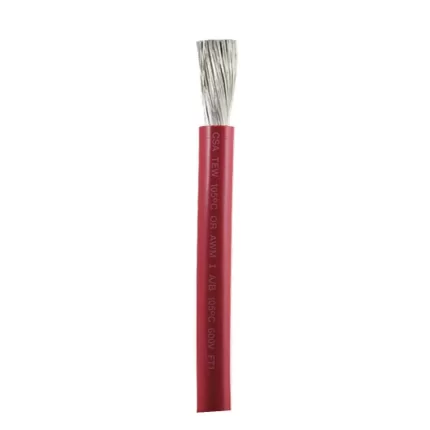 Red 2/0 AWG Battery Cable - Sold By The Foot