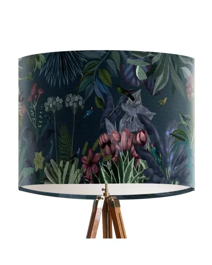Hummingbird Garden, Lamp shade, Drum, Pendant Lighting