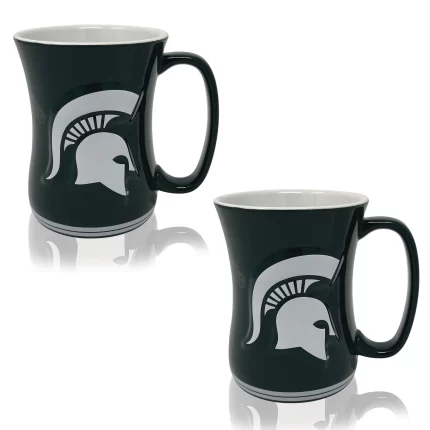 Set of 2 | 16oz Michigan State Spartans Barista Mugs