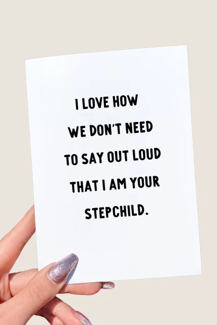 Favorite Stepchild Father's Day Card