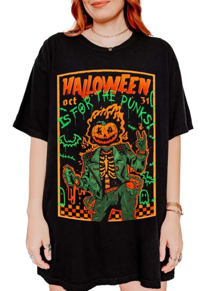 Halloween Is For The Punks Halloween Tee