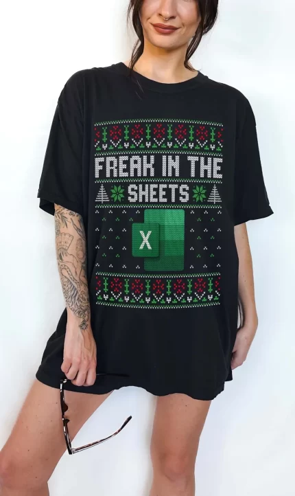 Freak In The Sheets Unisex Christmas Tee