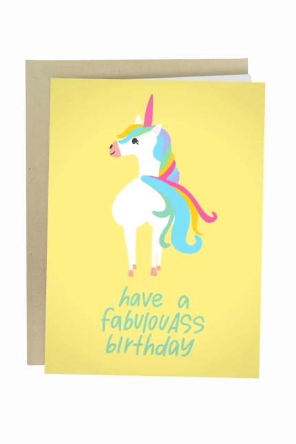 Have A FabulouASS Birthday Card