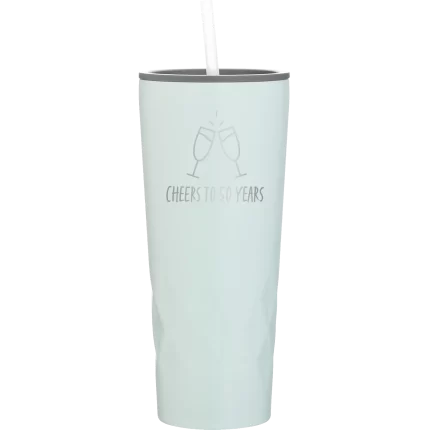 Personalized Cheers 20.9 oz Tumbler - Meadow