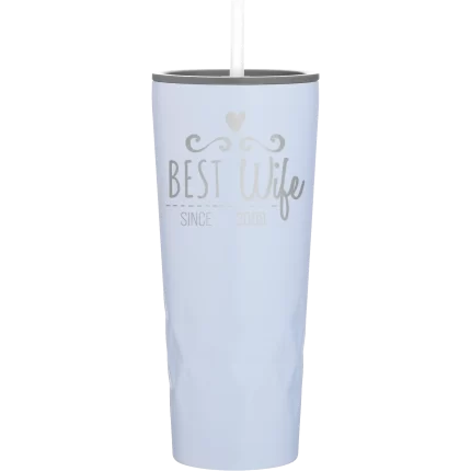 Personalized Best Wife 20.9 oz Tumbler - Landfall