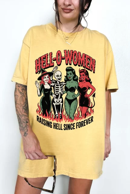 Hello-O-Women Retro Halloween Tee