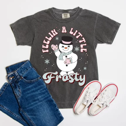 Feeling A Little Frosty Kids Youth Tee