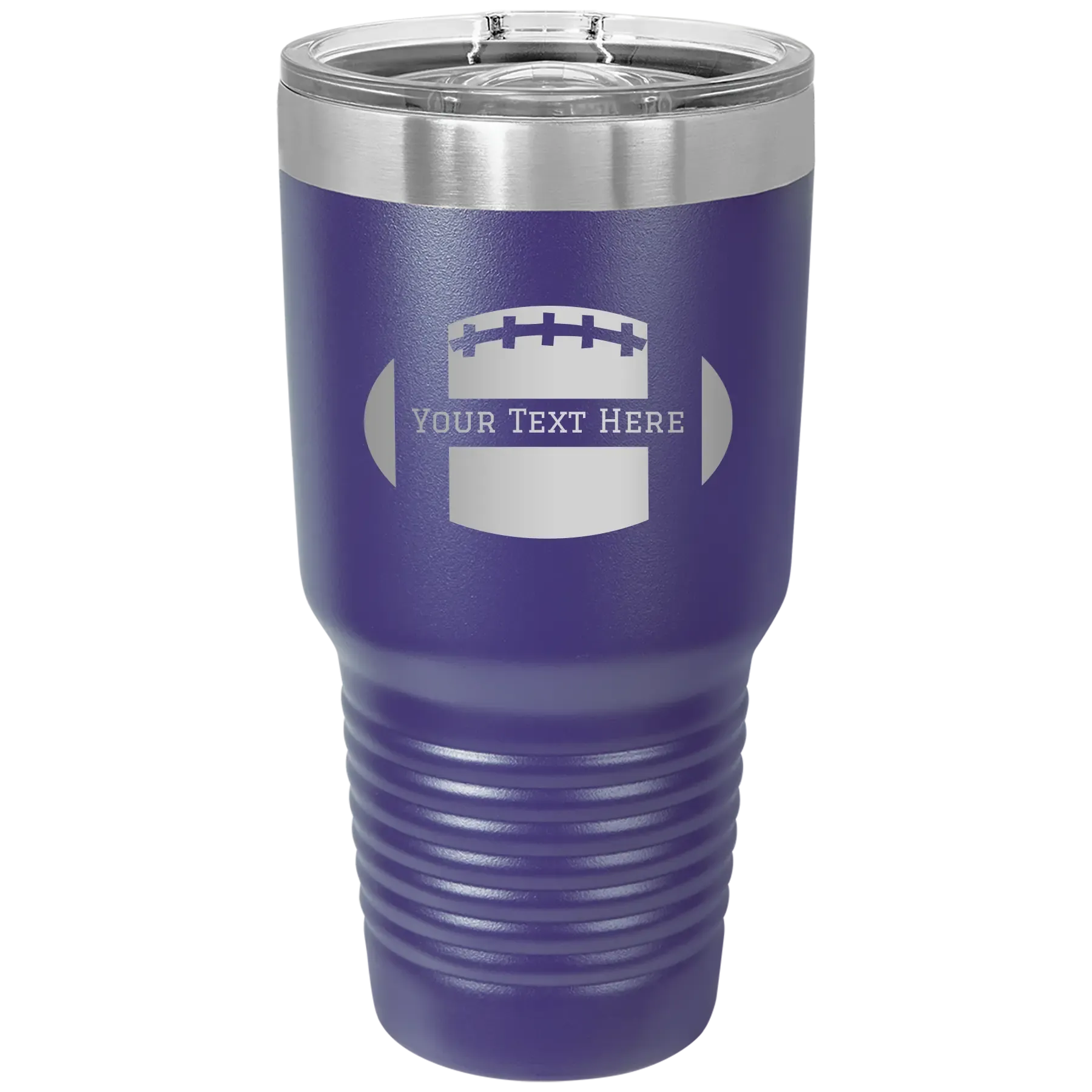 2nPersonalized-Football-30-oz-Tumbler-Purple