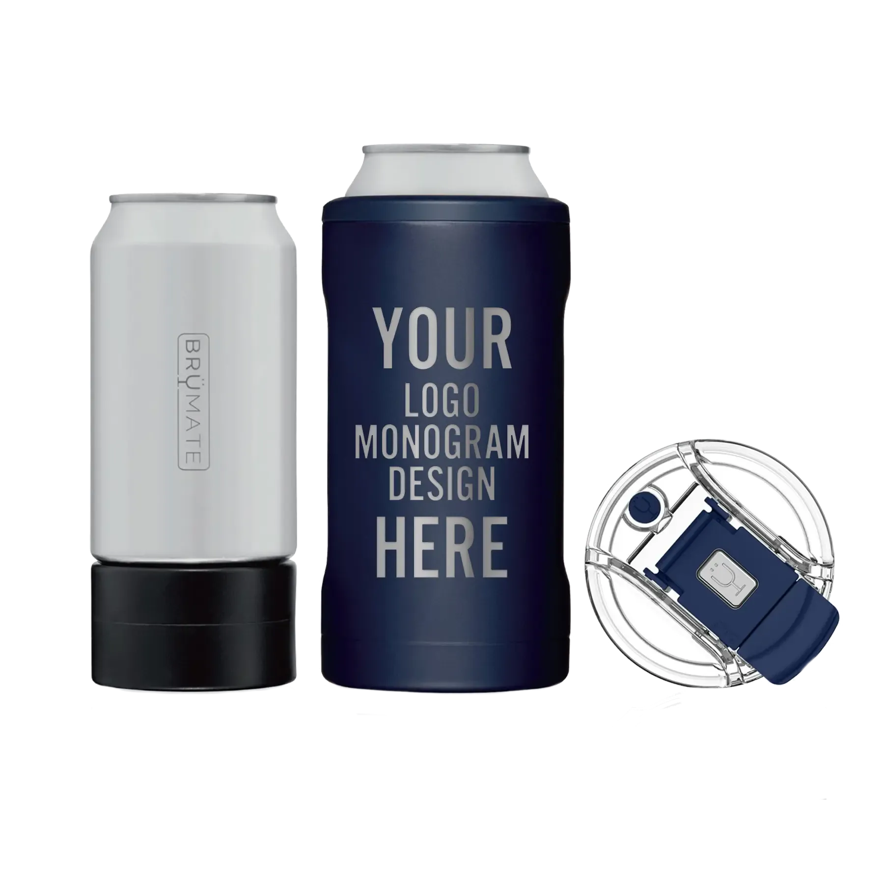 2oPersonalized-BruMate-Hopsulator-Trio-MUV-3-in-1-Matte-Navy