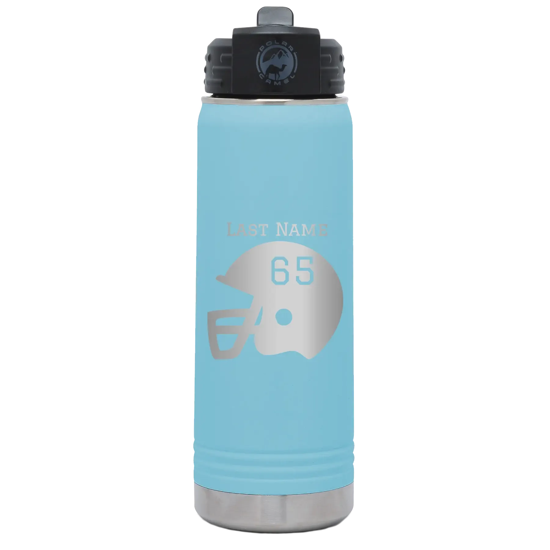 3aPersonalized-Football-Helmet-20-oz-Water-Bottle-Light-Blue