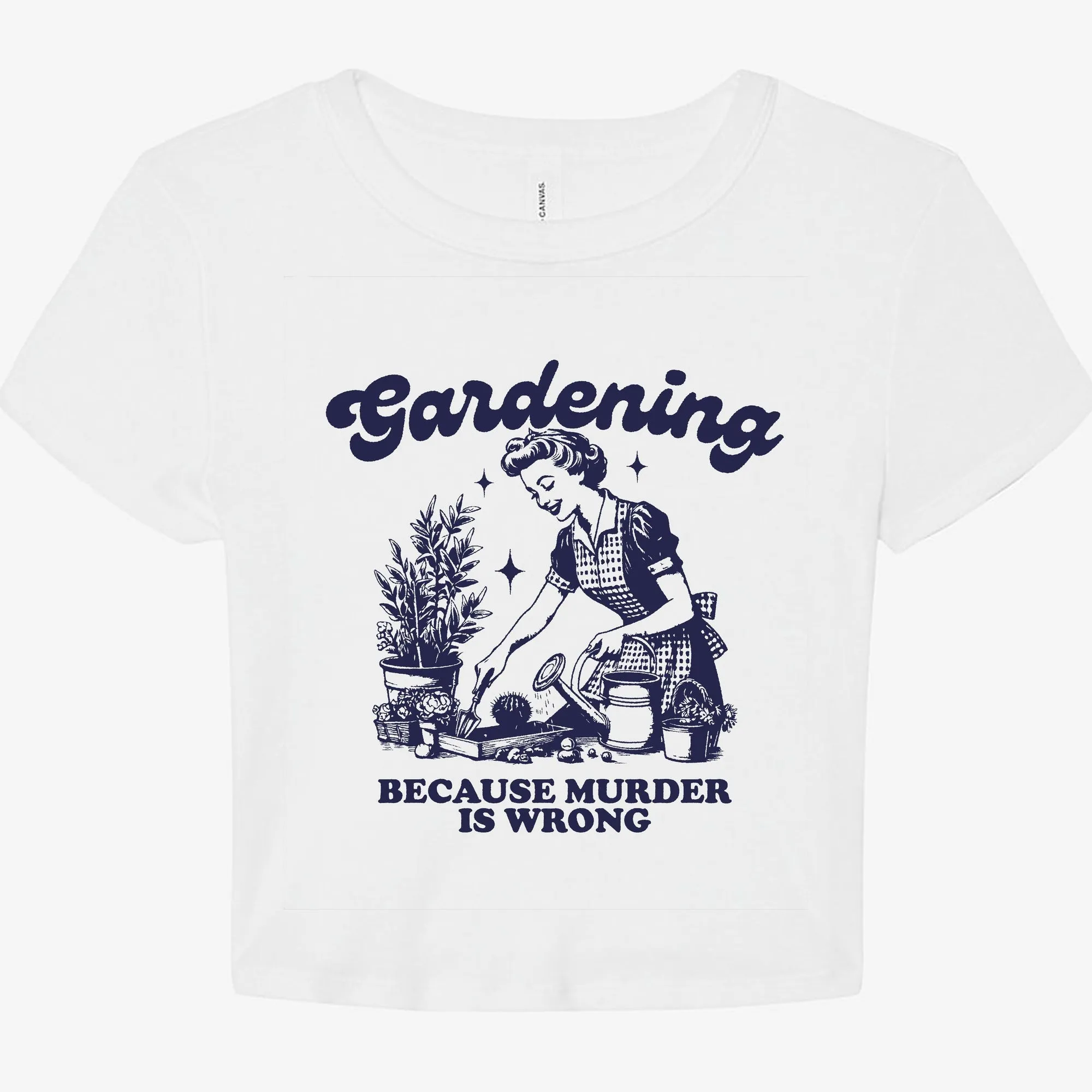 3tGardening-Because-Murder-Is-Wrong-Graphic-Baby-Tee