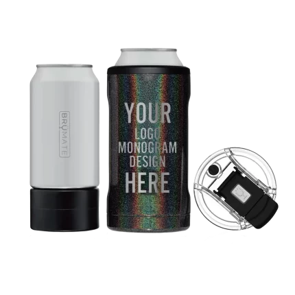 Personalized BruMate Hopsulator Trio MUV 3-in-1 - Glitter Charcoal