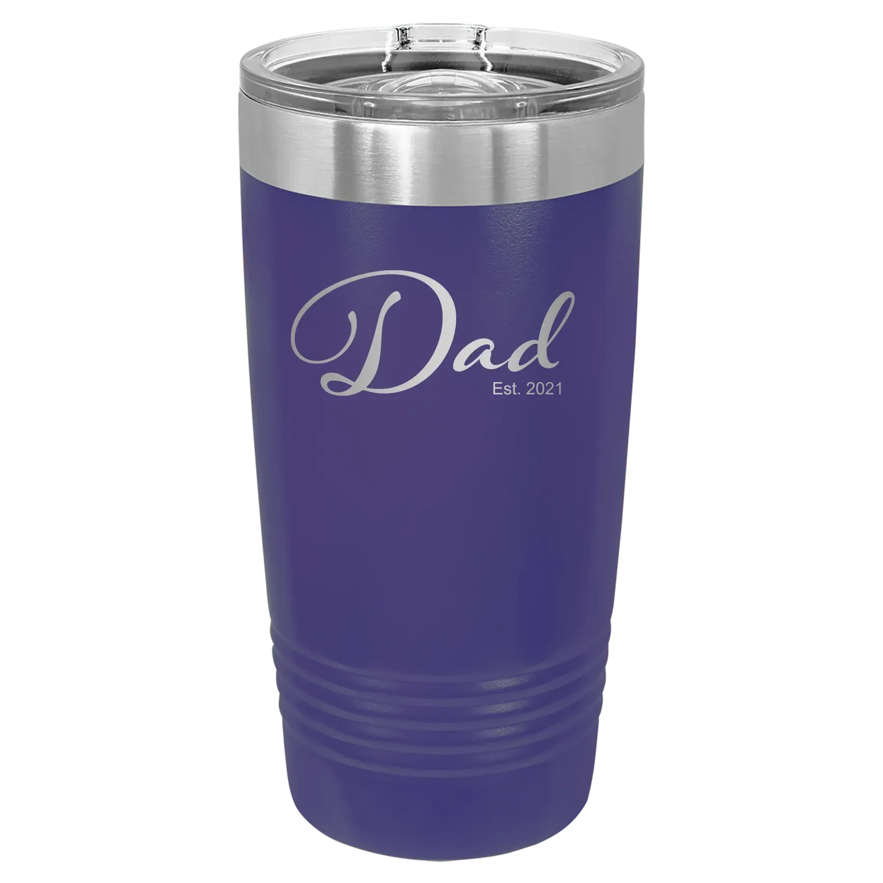 4sPersonalized-Dad-Est-20-oz-Tumbler-Purple