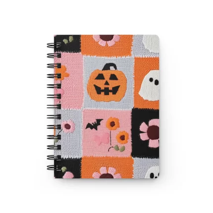 Haunted Quilt Spiral Bound Journal
