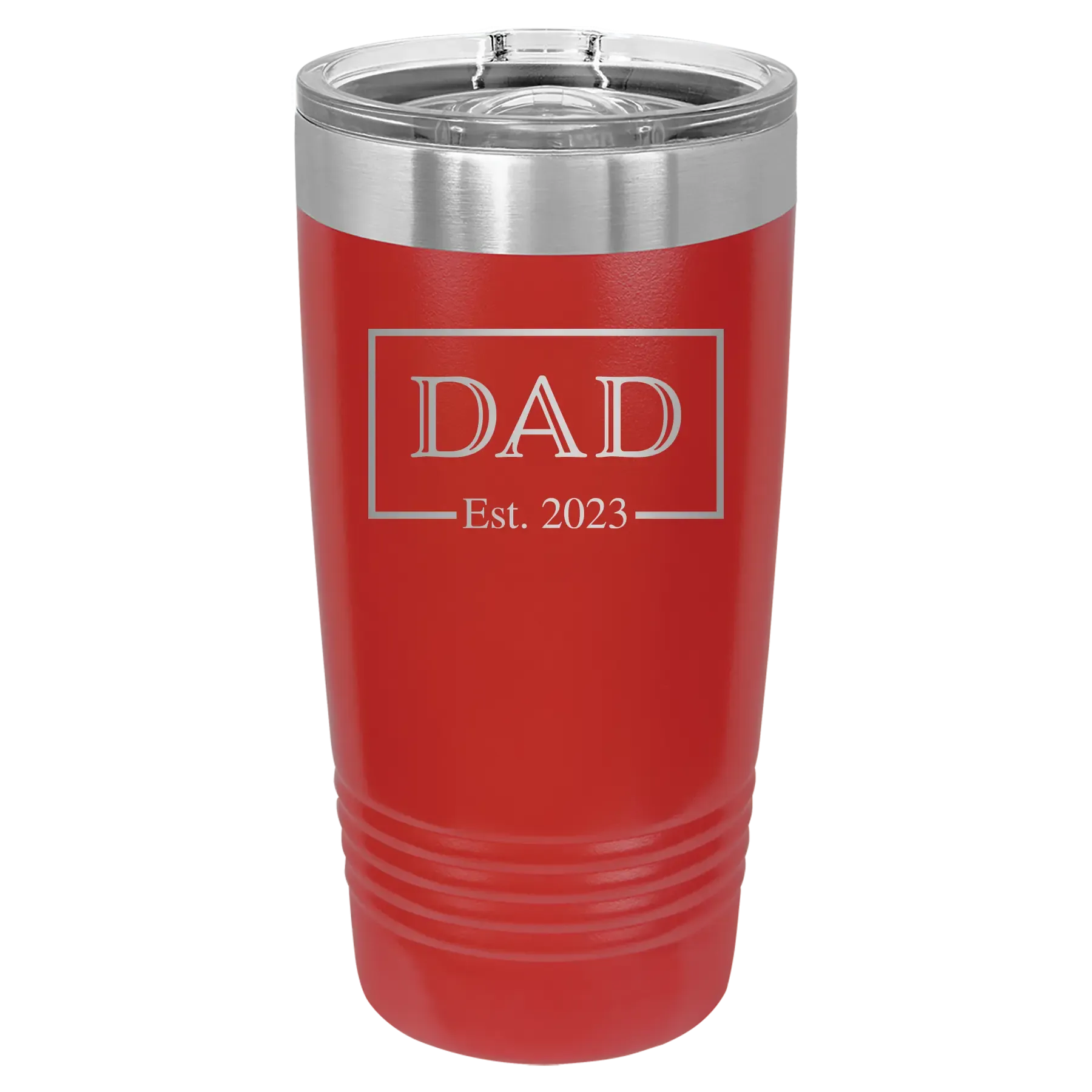 5sPersonalized-Dad-Est2-20-oz-Tumbler-Red