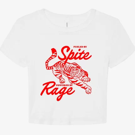 Fueled By Spite Powered By Rage Graphic Baby Tee