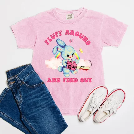 Fluff Around And Find Out Youth Tee