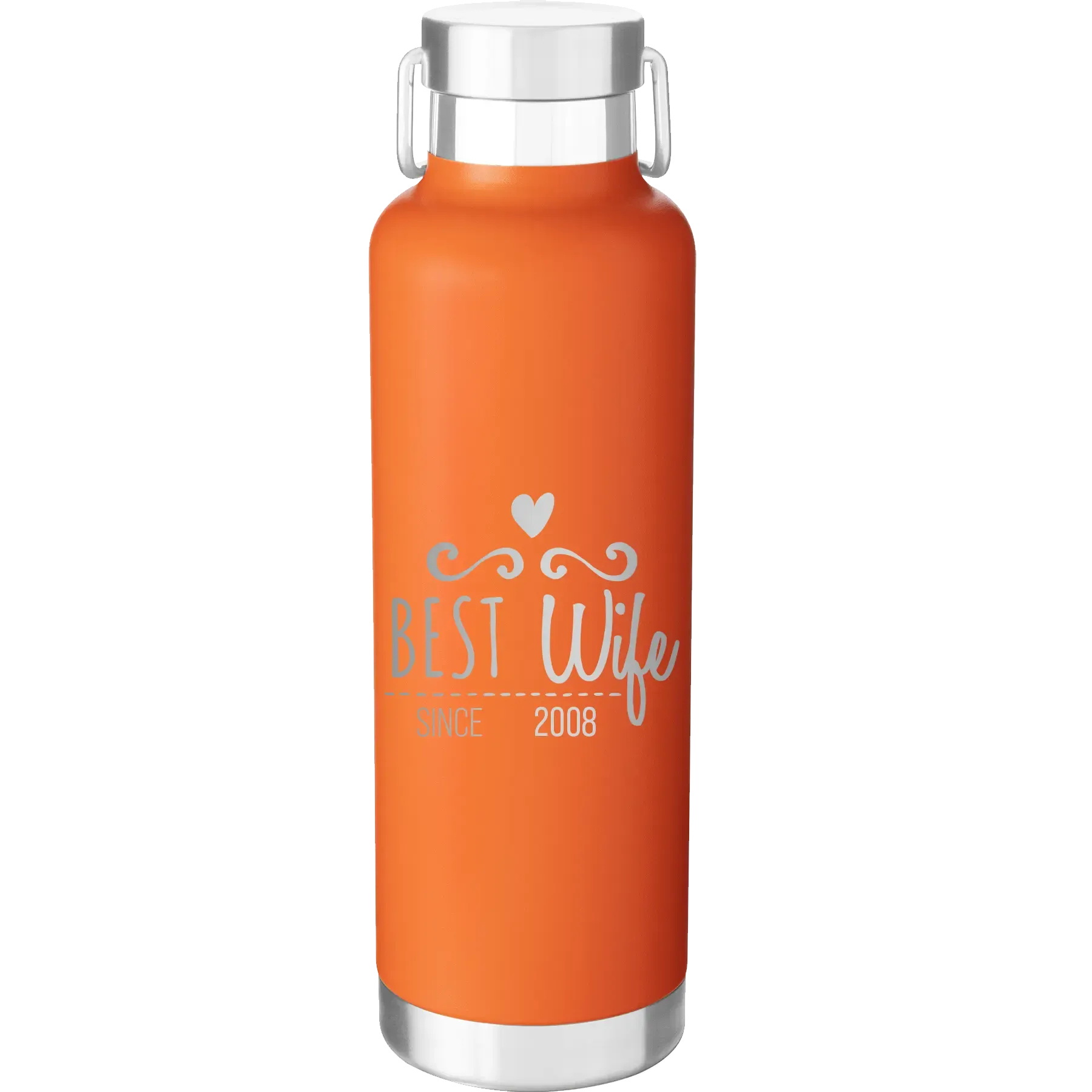 6sPersonalized-Best-Wife-24-oz-Water-Bottle-Orange