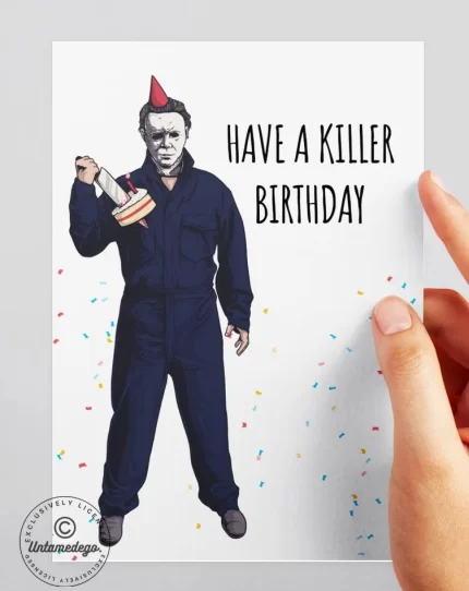 Have A Killer Birthday Horror Card