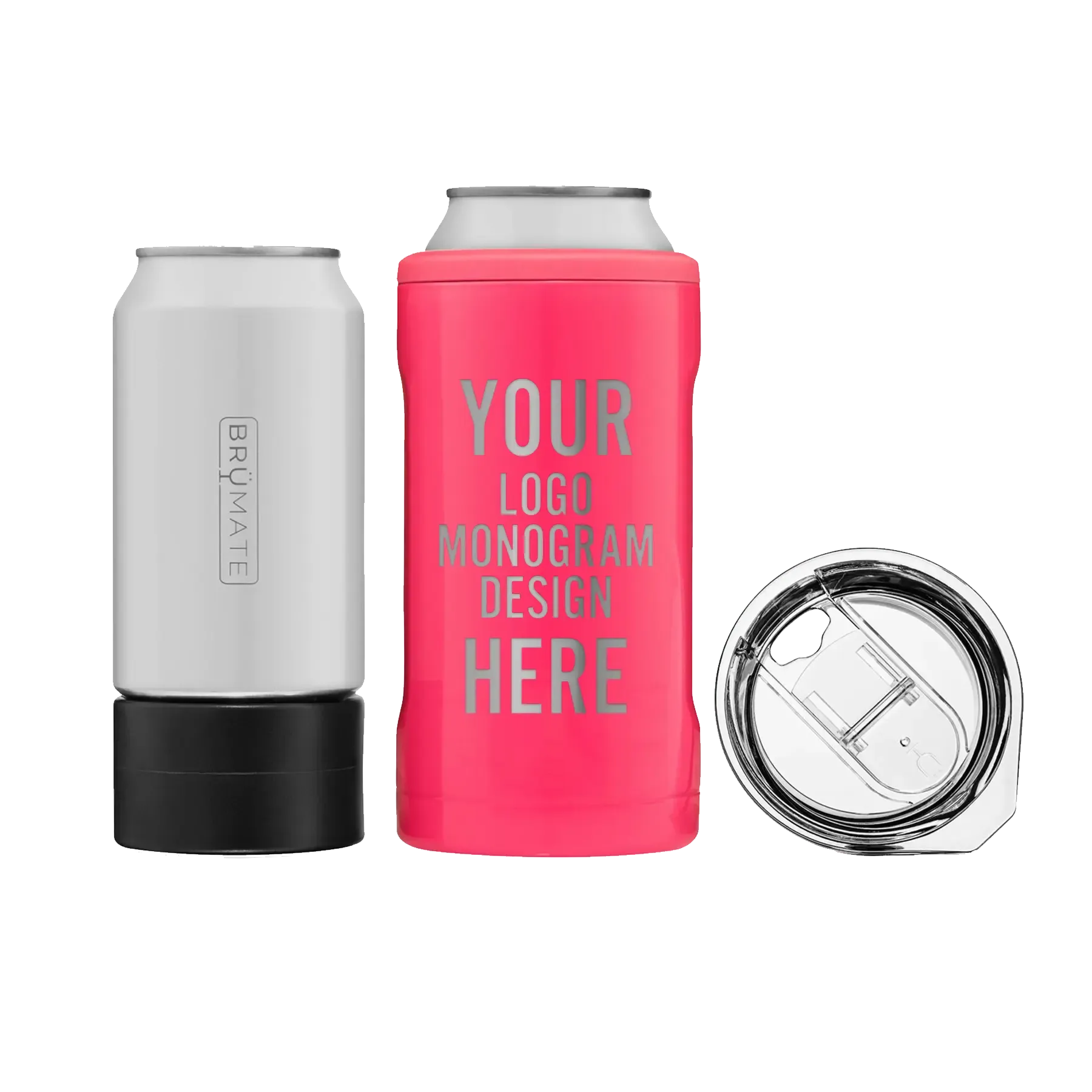 7pPersonalized-BruMate-Hopsulator-Trio-3-in-1-Neon-Pink