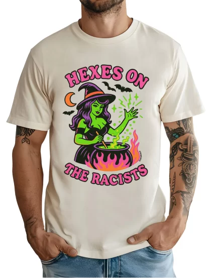 Hexes On The Racists Halloween Mens Tee