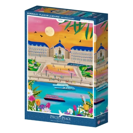 Bordeaux - Place De La Bourse | 500 Piece Jigsaw Puzzle
